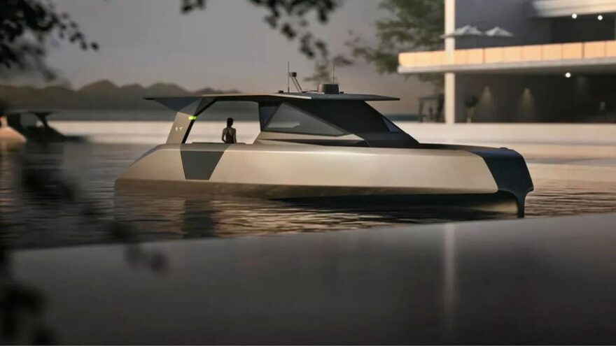 Tyde and BMW's electric foiling yacht