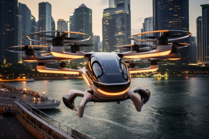 view-futuristic-drone