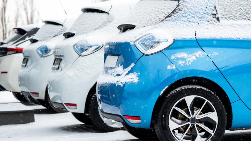 frozen electric cars